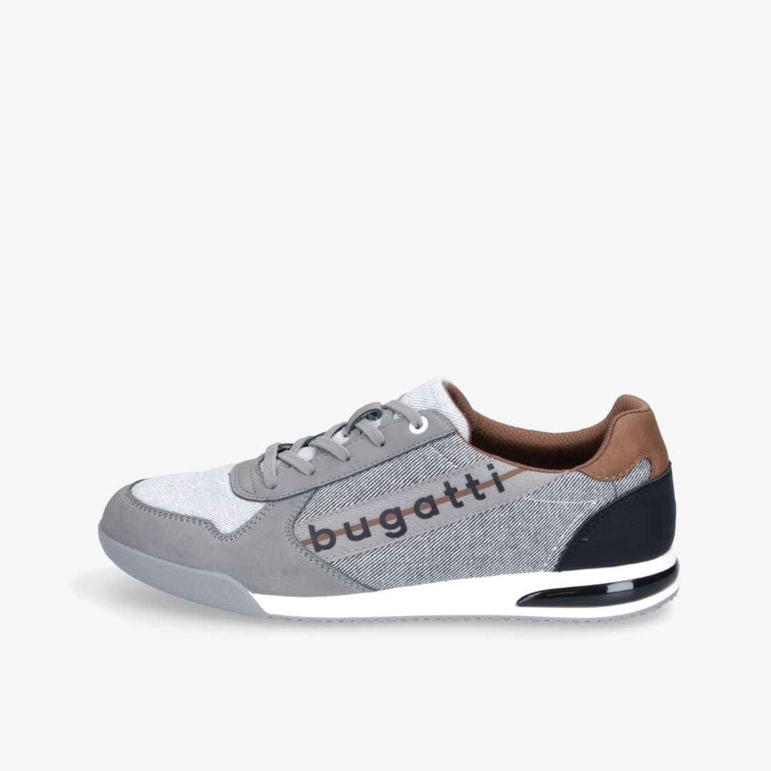 RENO Bugatti Herren Halbschuhe grau