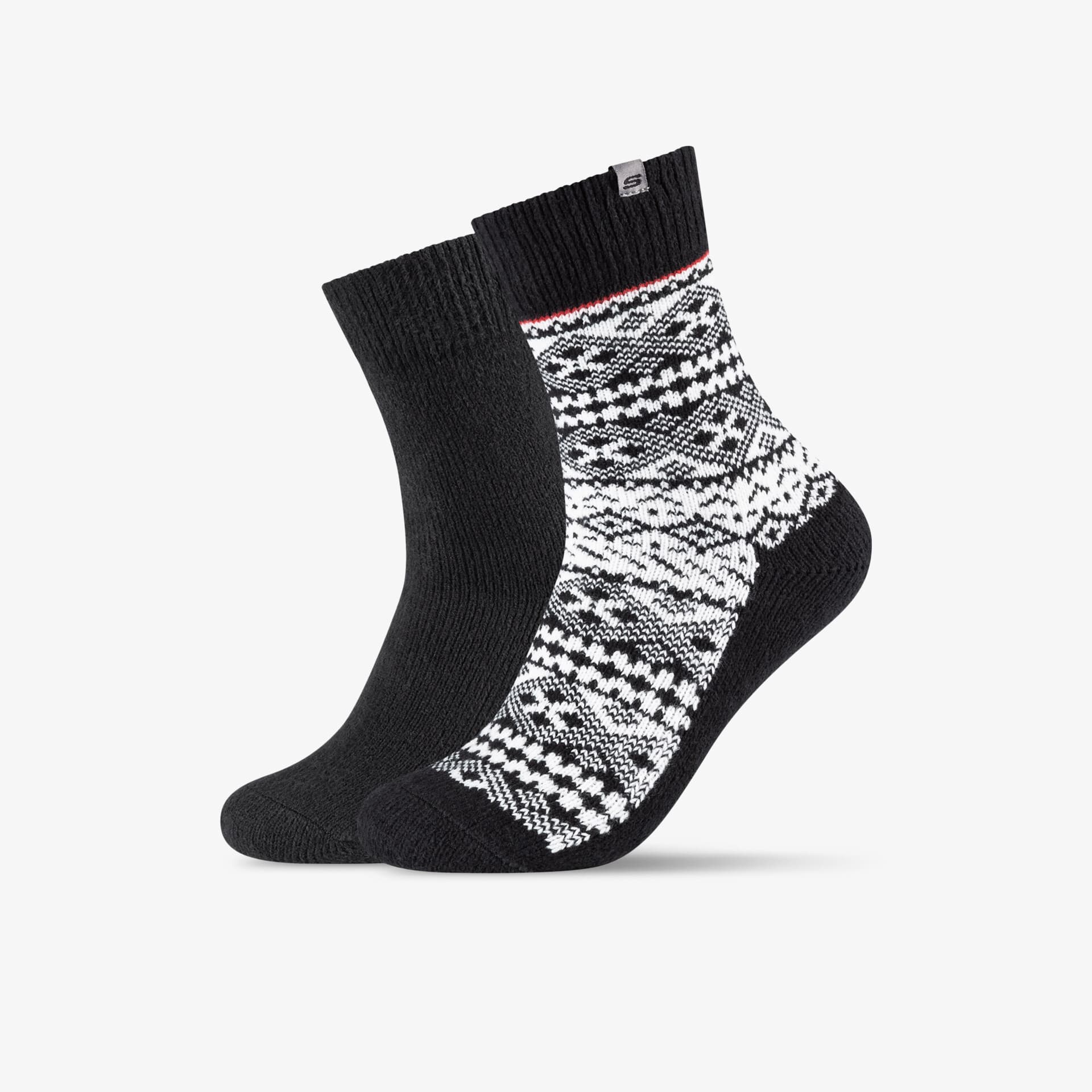 SKECHERS CASUAL COZY JACQUARD Damen Socken