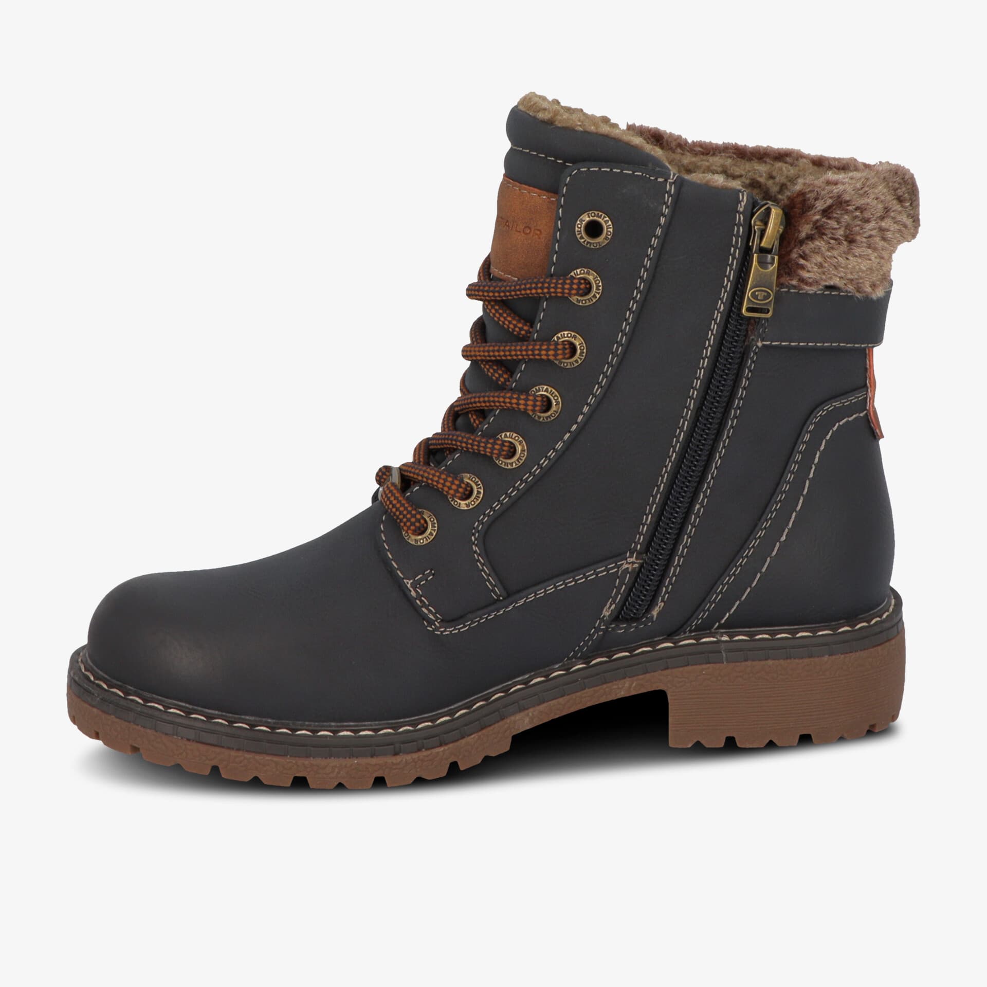 ​TOM TAILOR Damen Schnürstiefelette