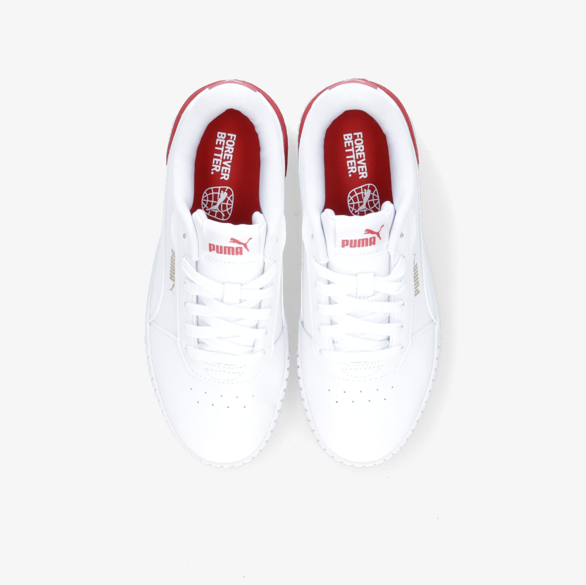 Puma Carina 2.0 Red Thread JR Kinder Sneaker Low